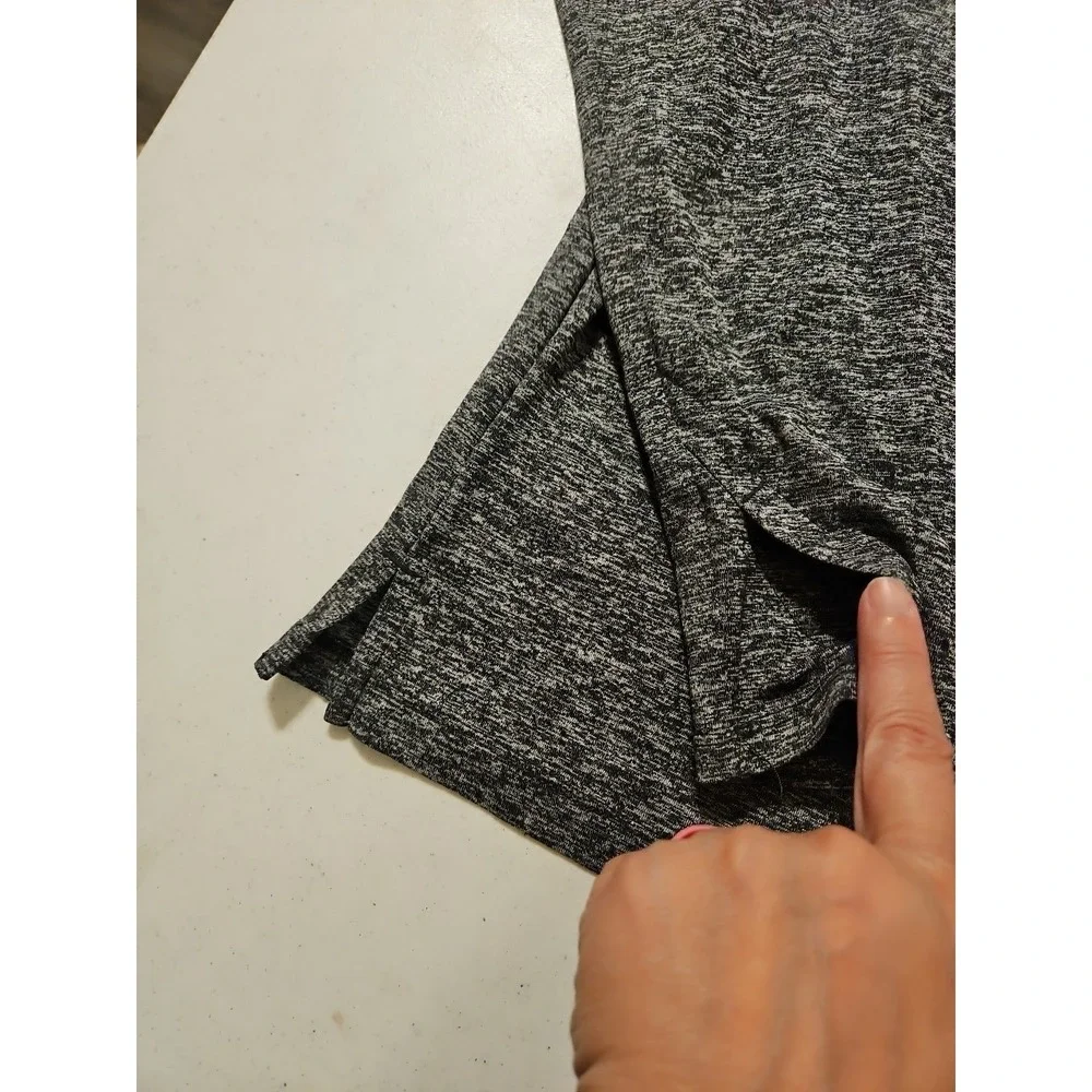 The North Face Hooded Pullover Thin Long Sleeve Gray Mens Small Super Soft (1324